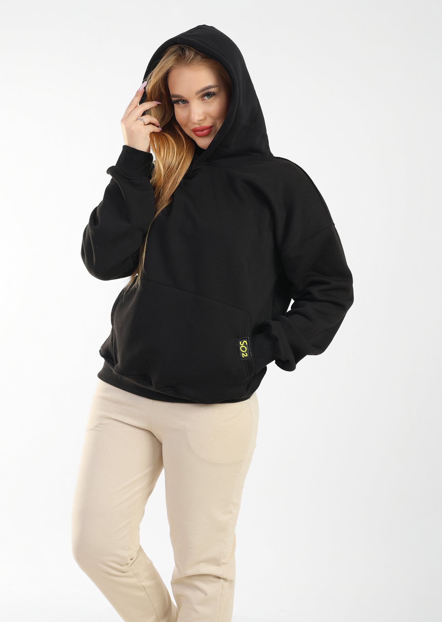 WOMEN'S FALCON HOODIE (Over Size without rope)
