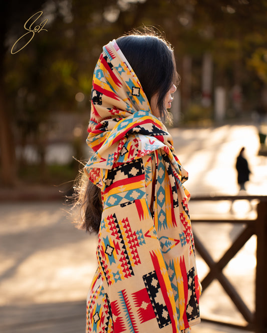 MIRAGE KIMONO: (Comes with headscarf & Belt)